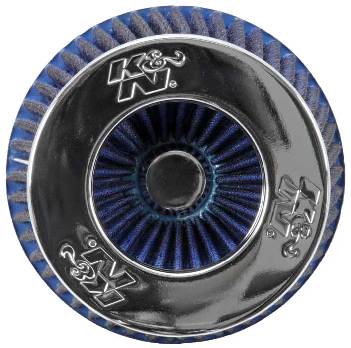 RG-1001BL – K&N FILTER Air Filter, Blue Cotton Gauze Round Tapered 6 Inch Base Outside Diameter x 4-3/4 Inch Top Outs...